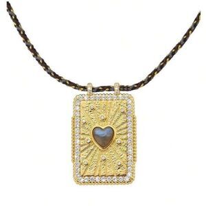 Gold Heart Pendant Necklace N1052